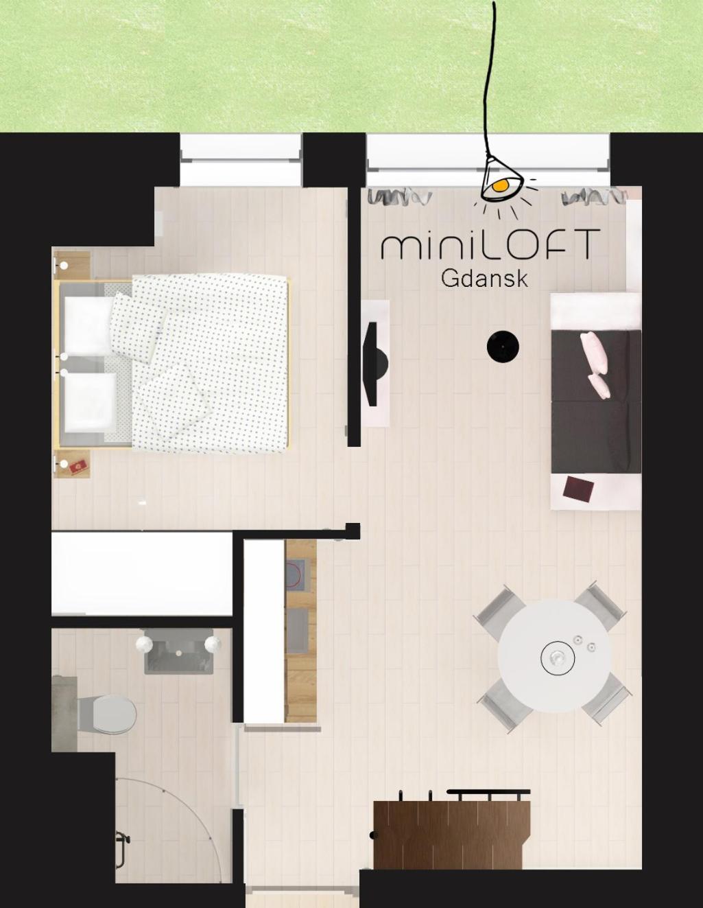 Citystay Miniloft גדנסק חדר תמונה